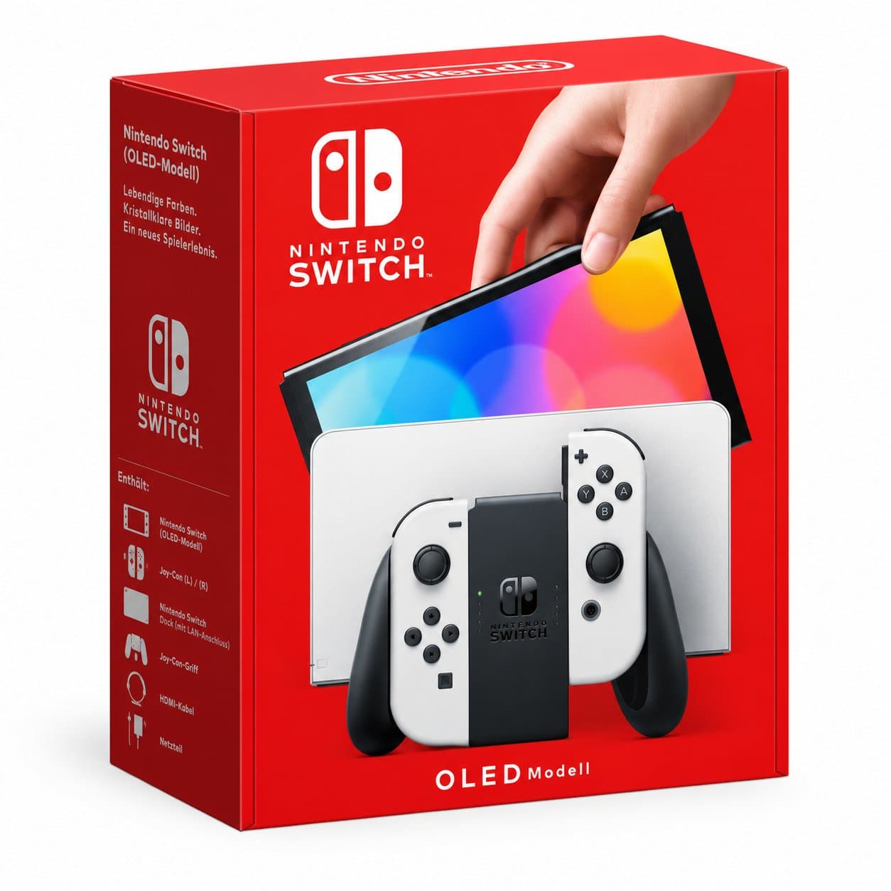 Nintendo Switch (OLED-Modell) Weiß – Bild 1 von 2